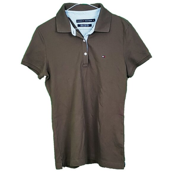 Tommy Hilfiger Brown Polo - Picture 1 of 1